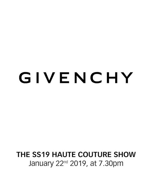 givenchy show ss19|Givenchy SS19 Haute Couture show .